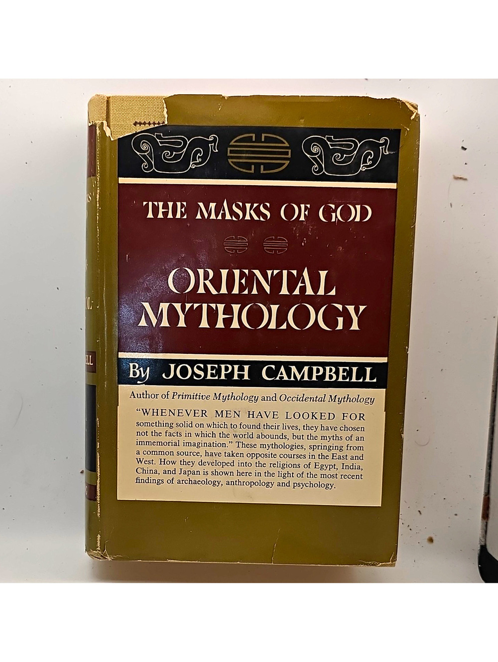 Joseph Campbell The Masks of God: Oriental Mythology HC DJ Viking Press 1962
